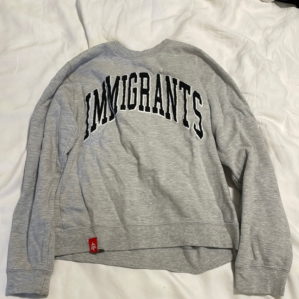 Kids of Immigrants Crew Neck heather Grey Small